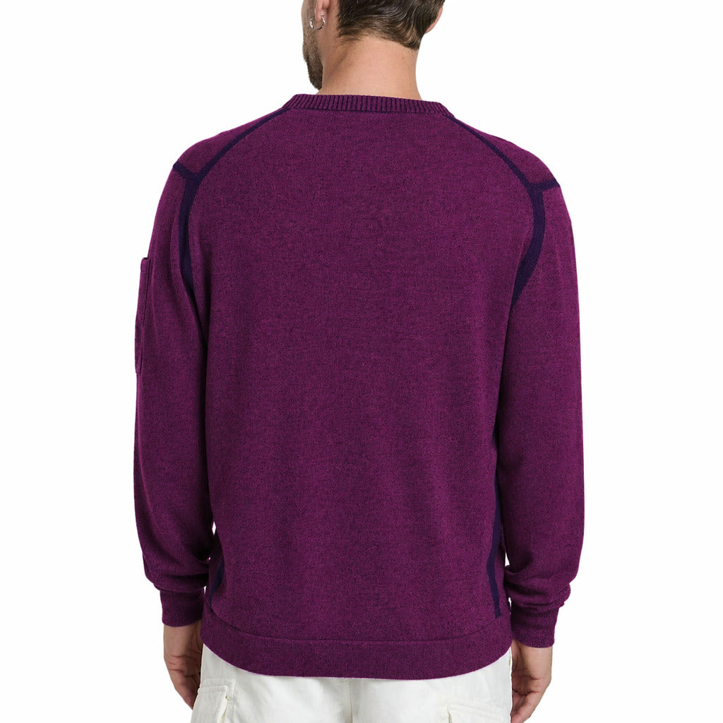 C.P. Company Linen Sweater Taschino Purple — view 3