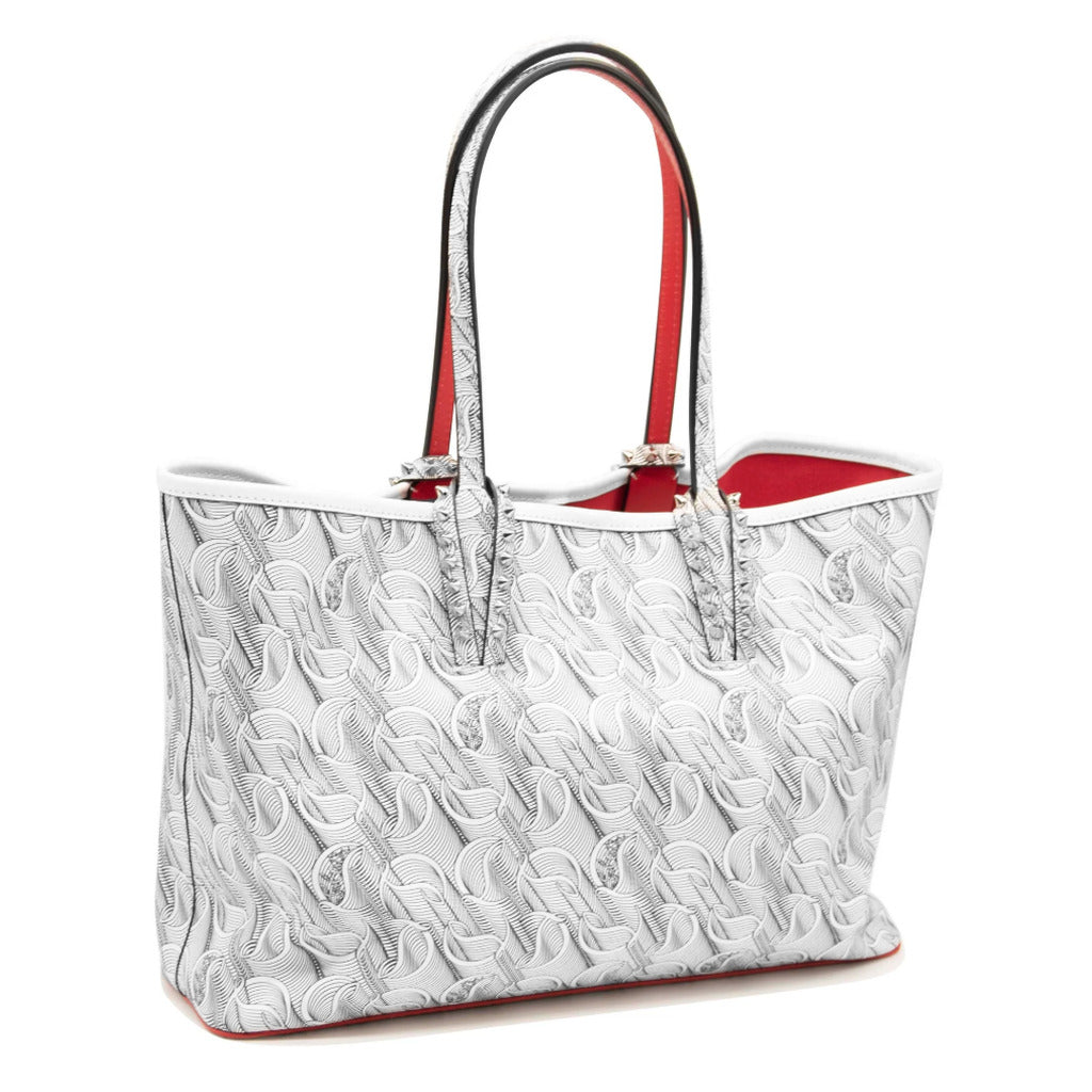 Christian Louboutin Calfskin Discover The Bag — Cabata Handbag White — view 2