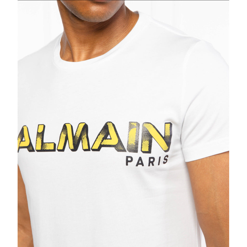Balmain Cotton T-Shirt Stampa Logo Comic — view 4