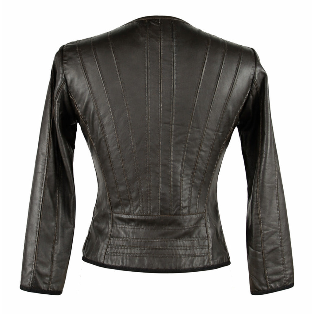 Emilio Romanelli leather Discover The Jacket — Giacca Pelle Chiusura Black — view 2