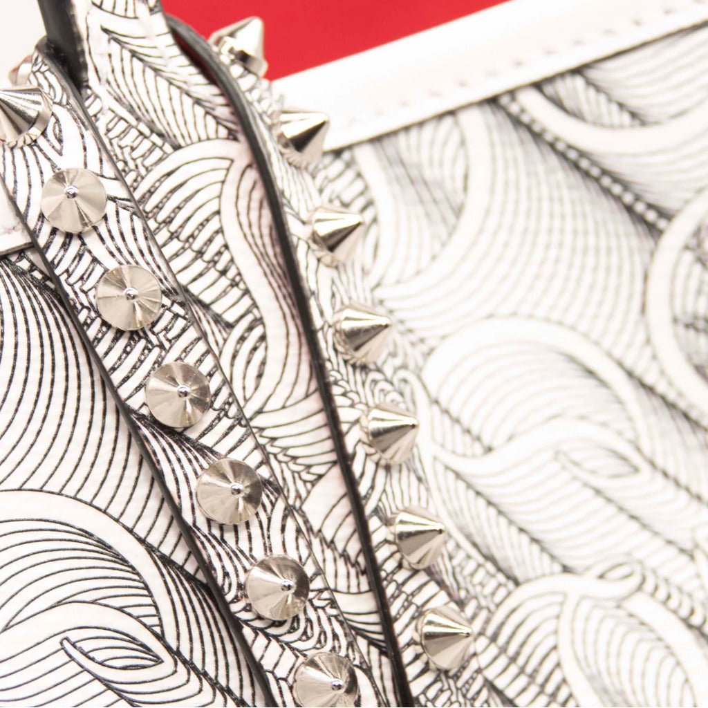 Christian Louboutin Calfskin Discover The Bag — Cabata Handbag White — view 4