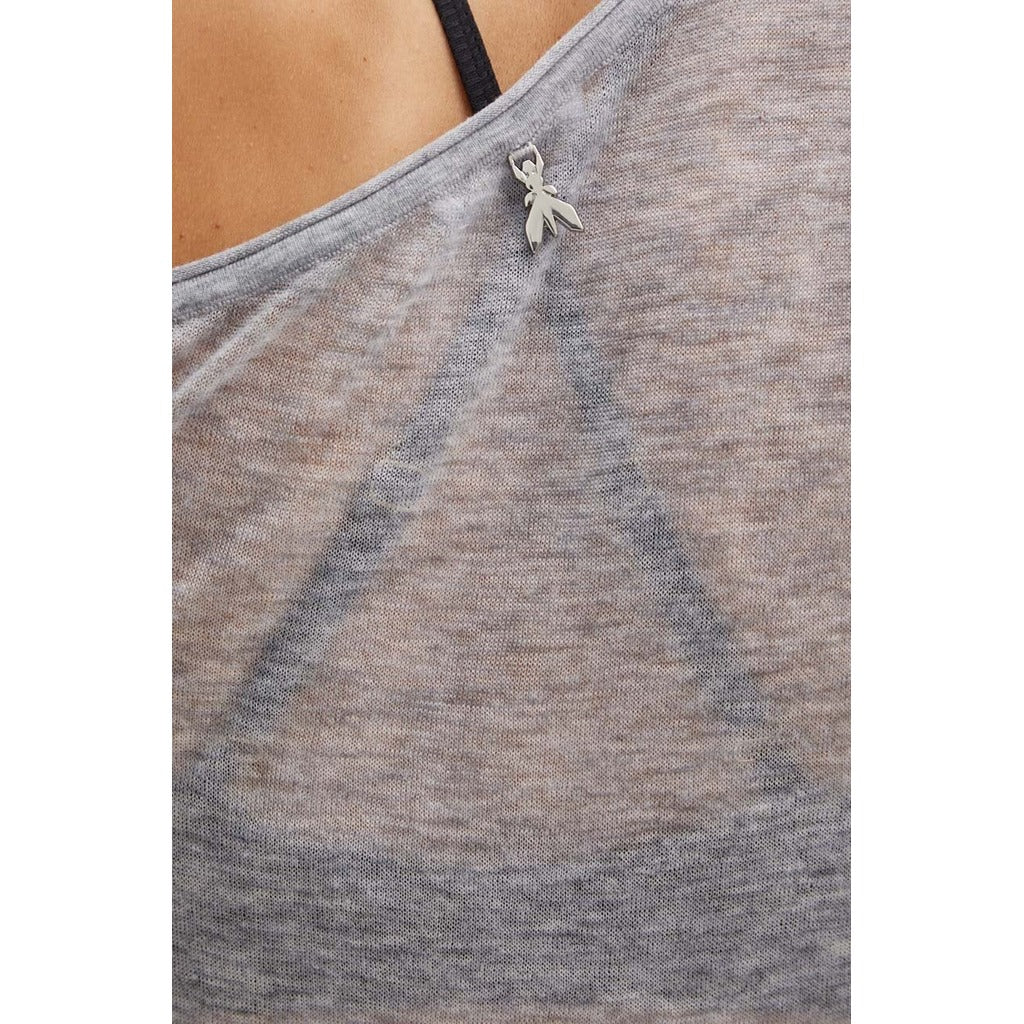 Patrizia Pepe Wool Sweater Grey Melange — view 3