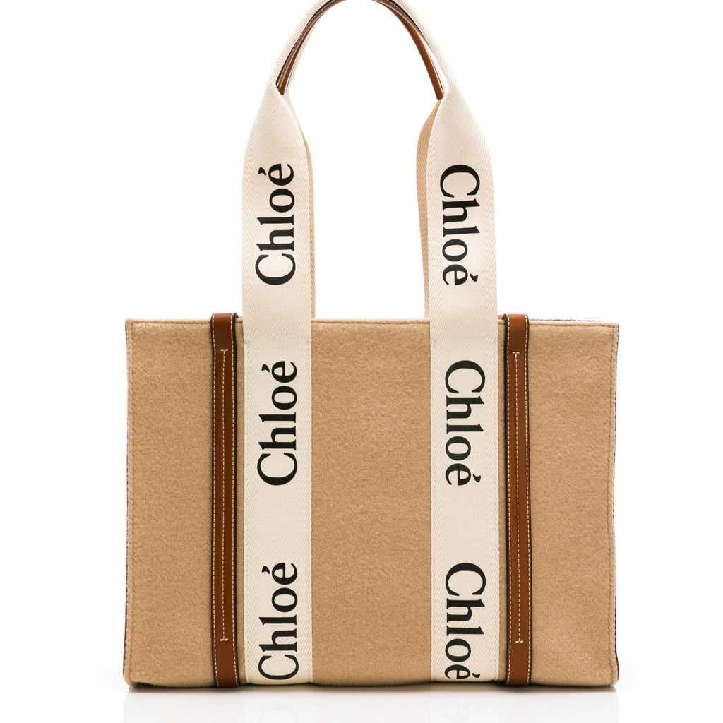 Chloè Wool Crossbody Bag Brown — view 2