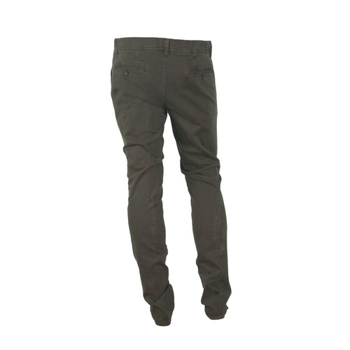 100% Milano Cotton Trousers Brown — view 2