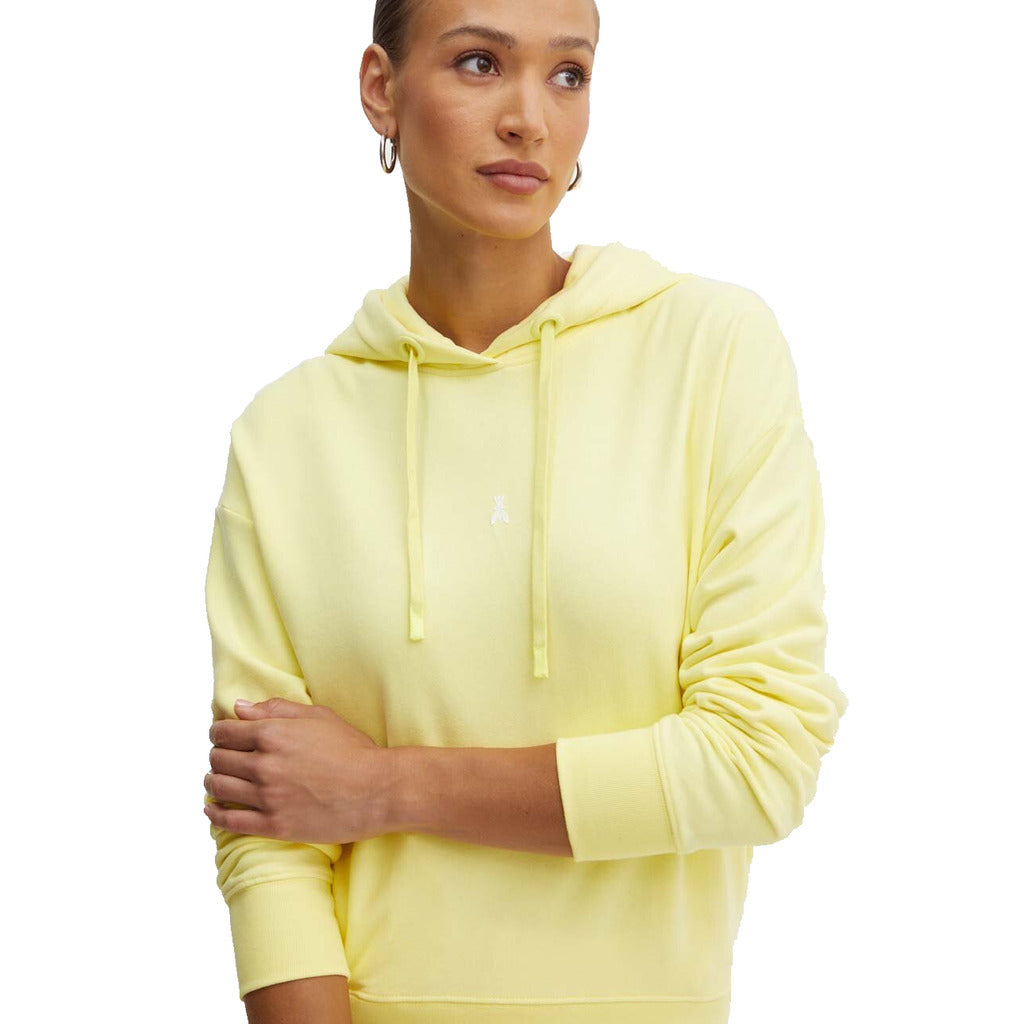 Patrizia Pepe Cotton Sweatshirt Yellow — view 3