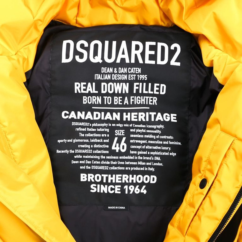Dsquared2 Nylon Dsq2 Kaban Jacket Yellow — view 4
