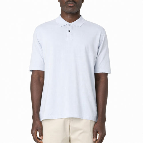 Alpha Studio Cotton Polo Tintura Marmorizzata