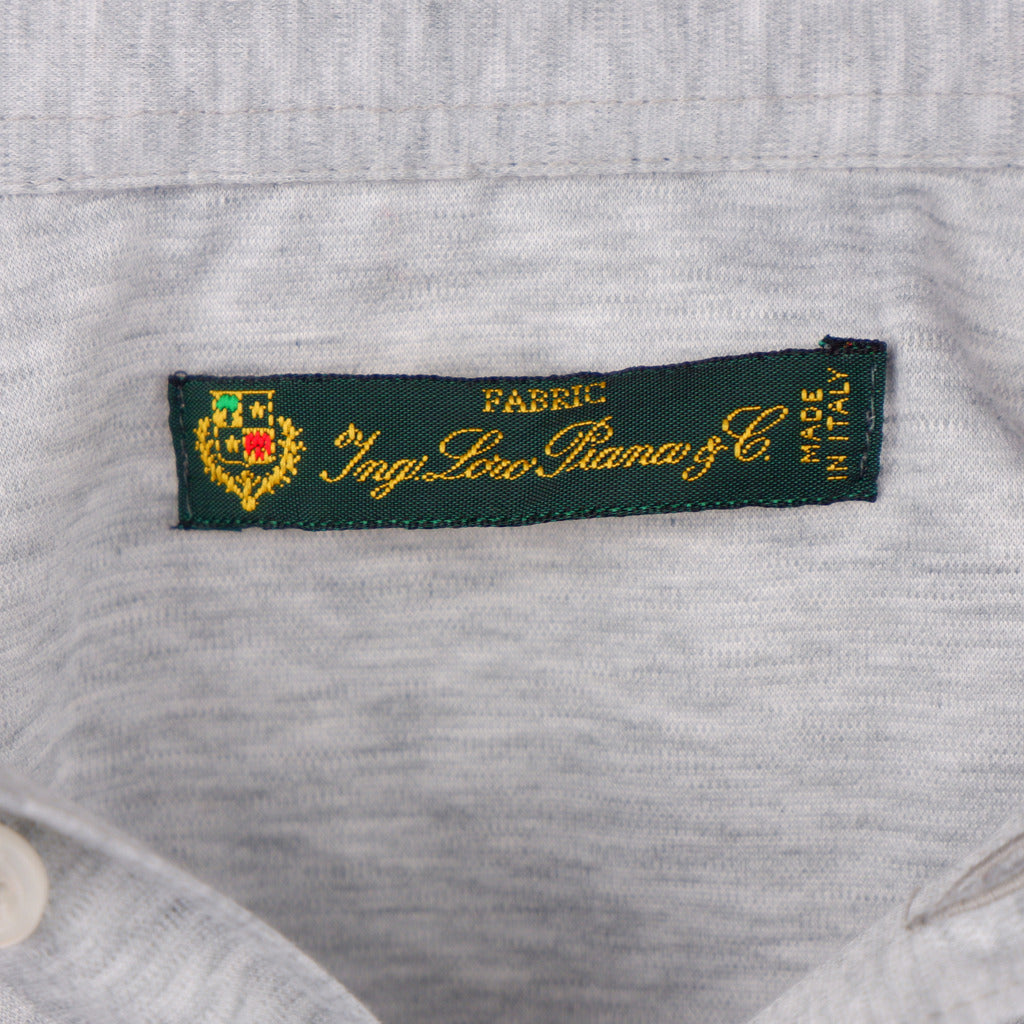 loro piana tessuto - Polo - Piana-polo-grigio