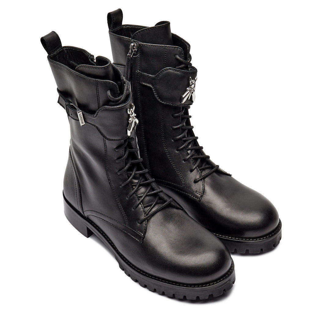 Patrizia Pepe Calfskin Stivaletti Pelle Nera Black — view 5