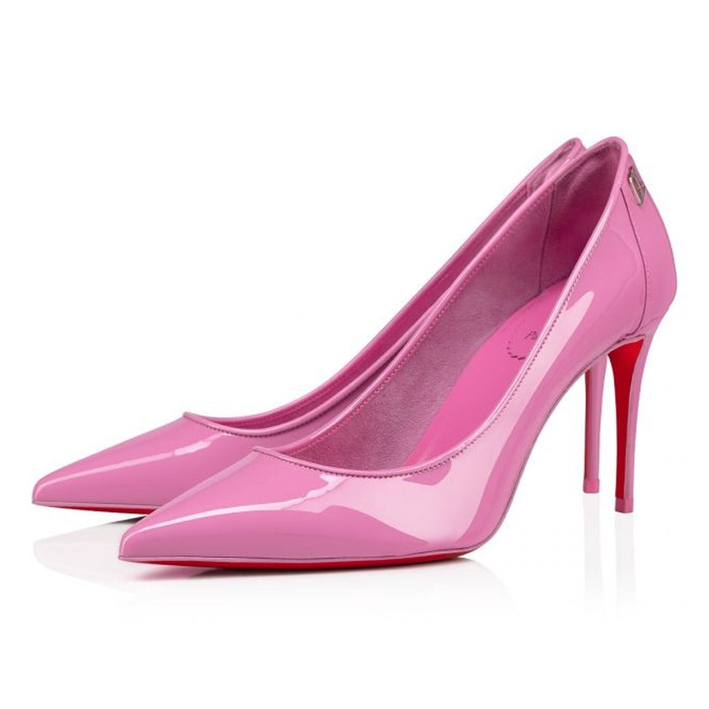 Christian Louboutin Leather Heels Pink — view 2
