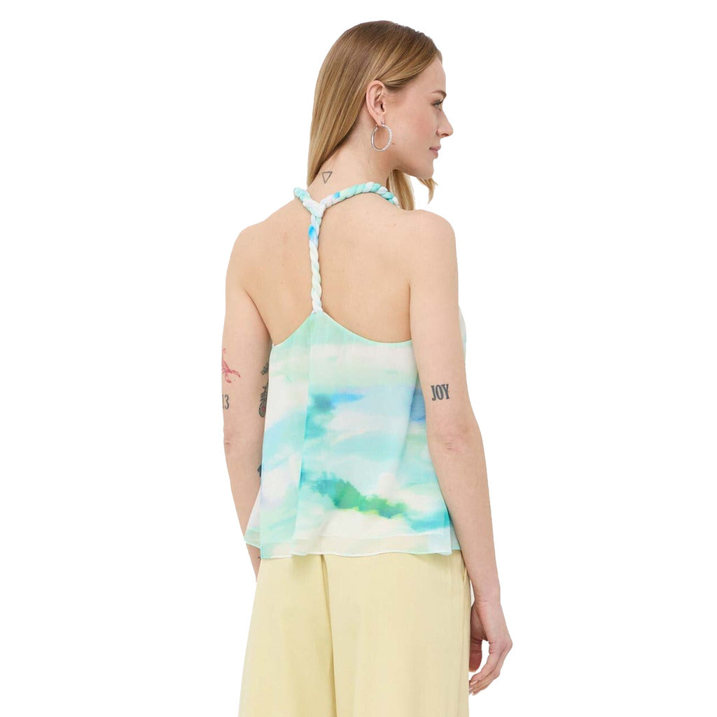 Patrizia Pepe Shirt Top Aquatic Camu Multicoloured — view 3