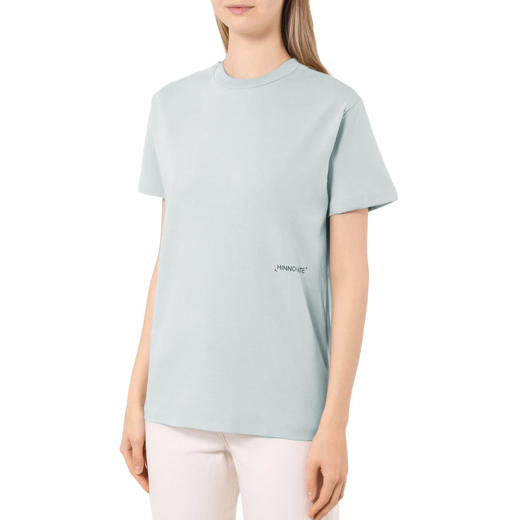 Hinnominate Cotton T-Shirt Grigio Pietra — view 4