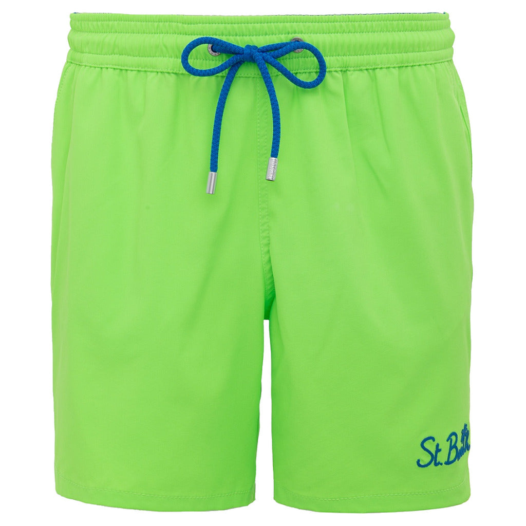Mc2 Saint Barth Polyester Swim Shorts Green
