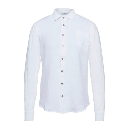 Alpha Studio Linen Shirt White