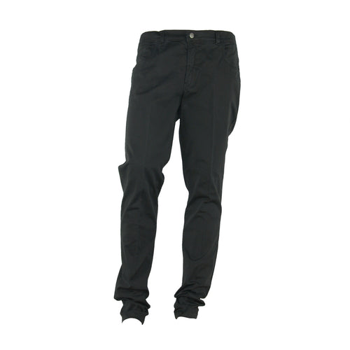100% Milano Cotton Trousers Black