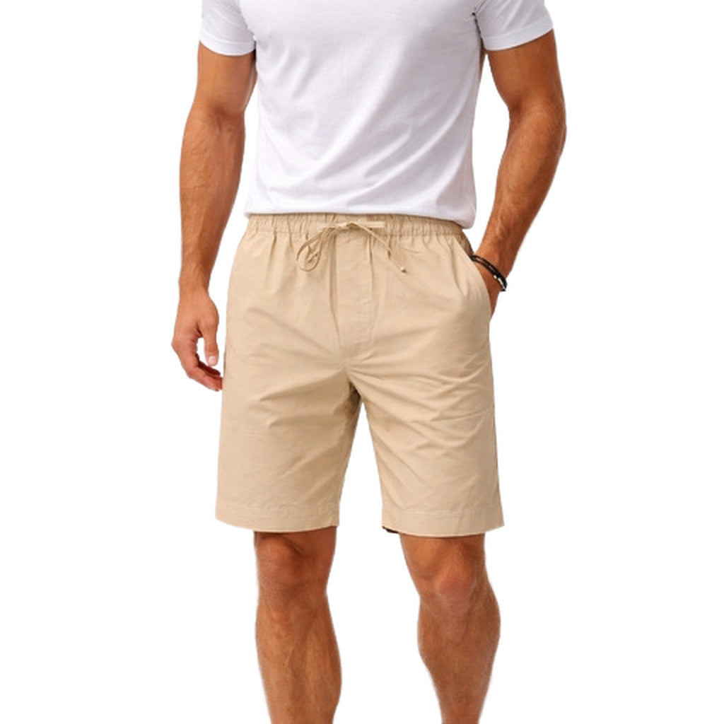 Alpha Studio Cotton Bermuda Beige — view 2