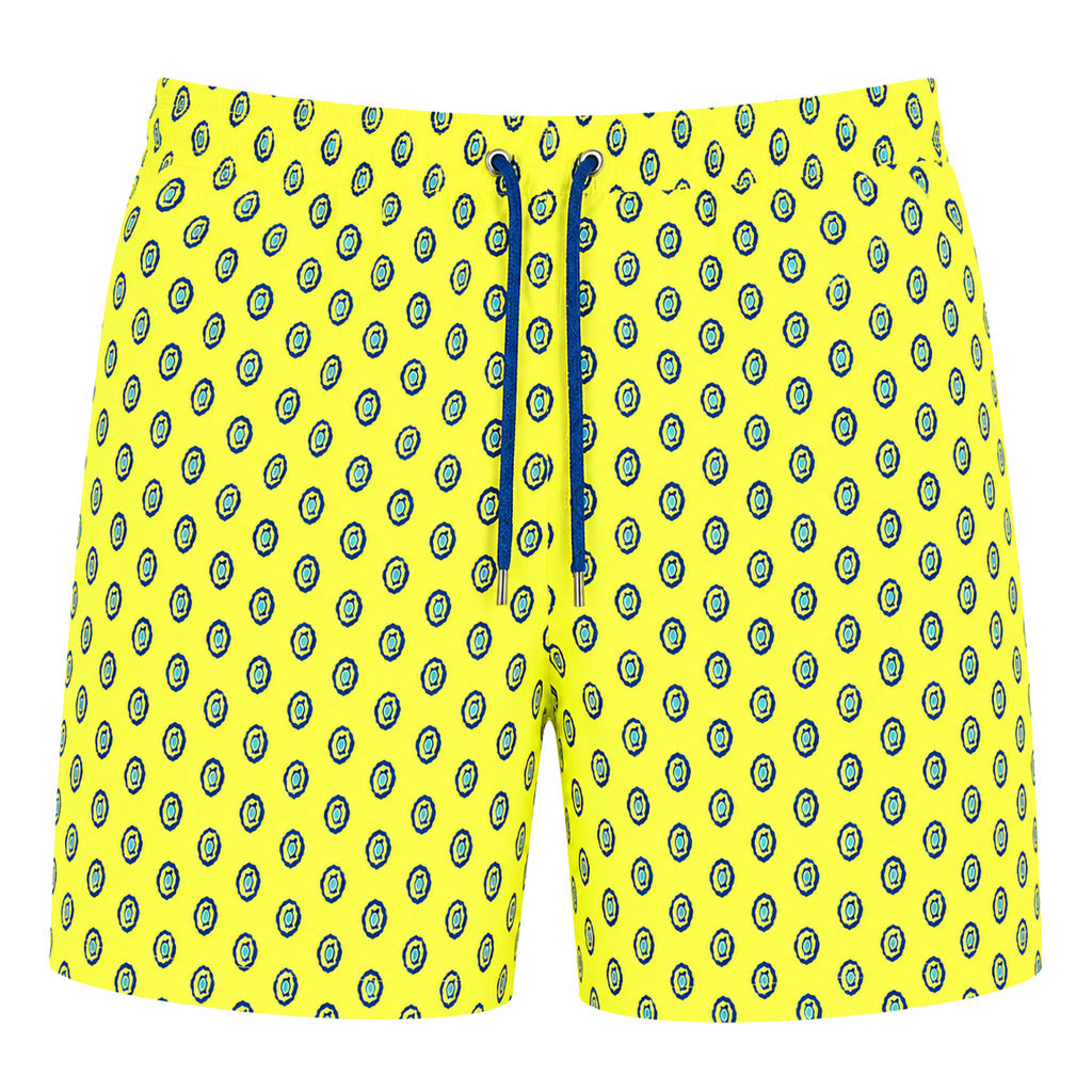 Mc2 Saint Barth Polyester Swim Shorts Yellow