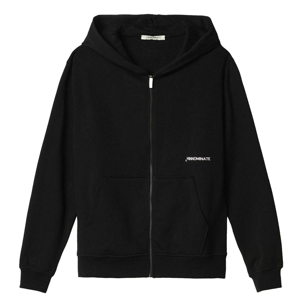 Hinnominate Cotton Zip Hoodie Mini Logo Silver