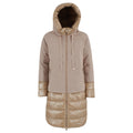 Yes Zee double fabric down jacket beige