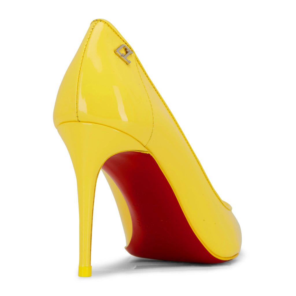 Christian Louboutin Leather Heels Yellow — view 4