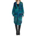 Patrizia Pepe Dress Cardigan Neck V Green