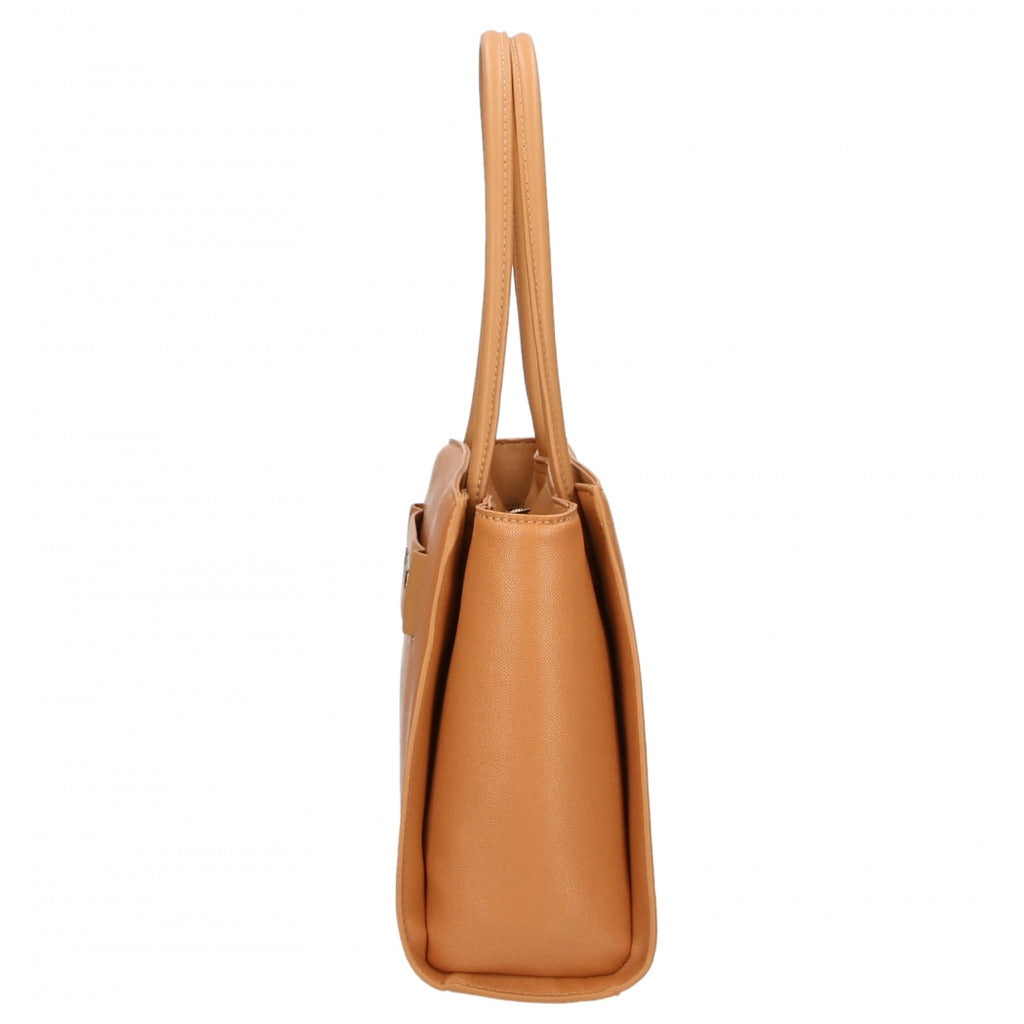 Plein Sport leather Tote Bag Camel Brown — view 3