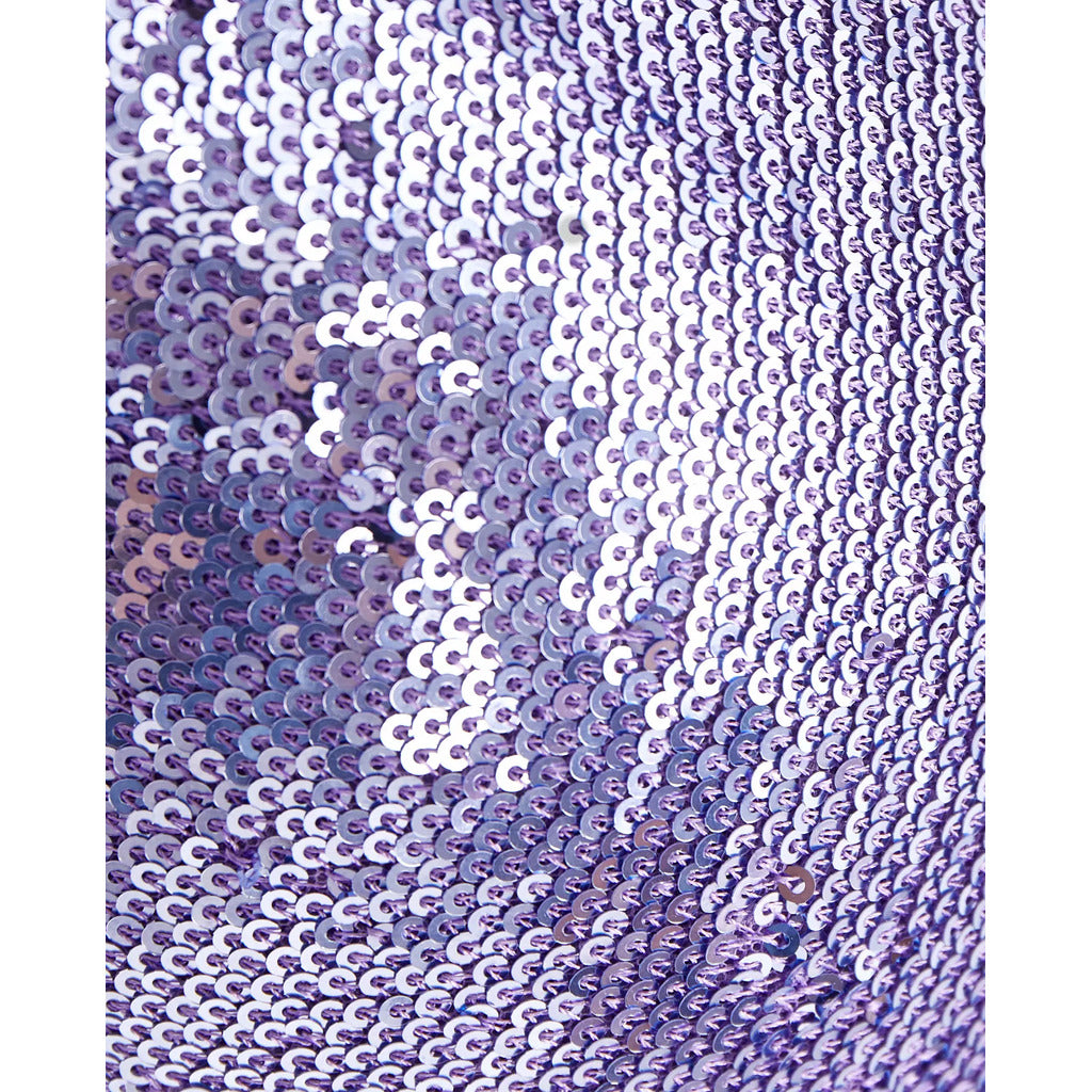 The Attico Dress Lungo Purple — view 3