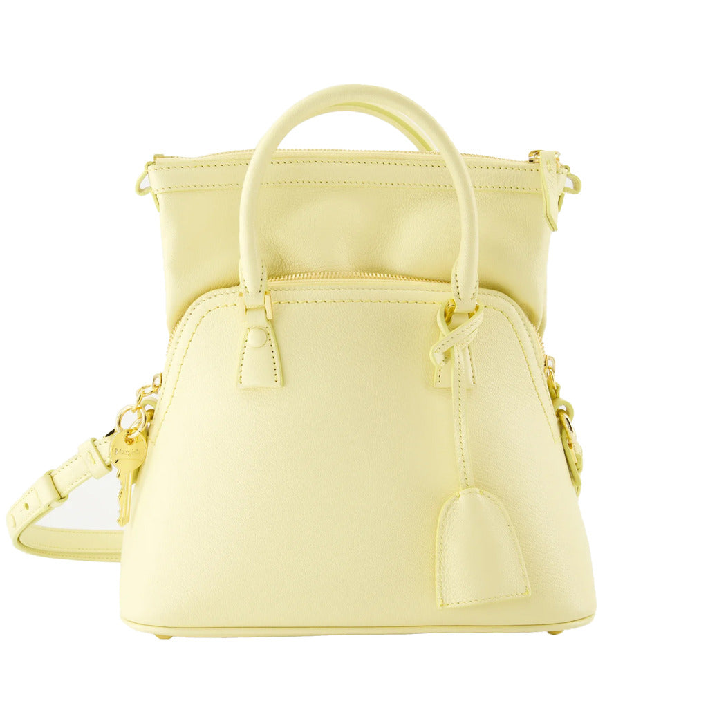 Maison Margiela Leather Crossbody Bag Yellow — view 2