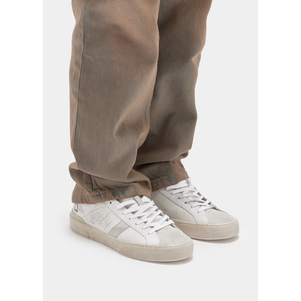 D.A.T.E. Leather Hill Low Used White — view 5