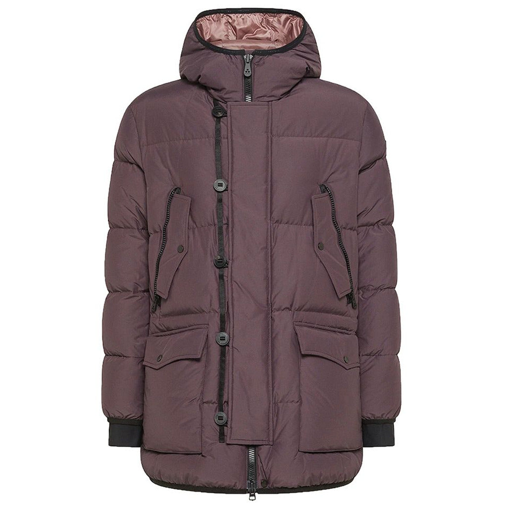 Peuterey canvas Cotton Jacket Violet Purple
