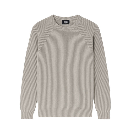 Alpha Studio knit Sweater Grey
