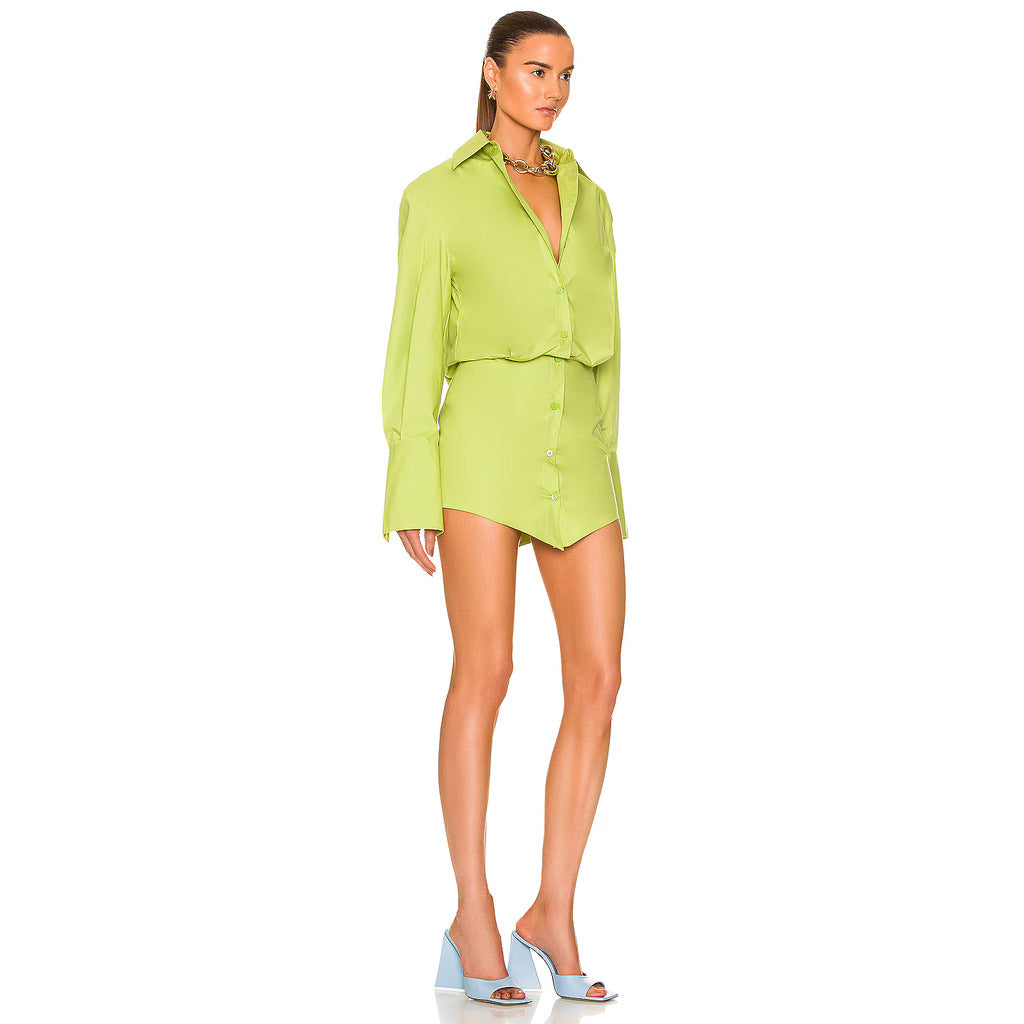 The Attico Dress Green — view 3