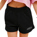 Comme Des Fuckdown Cotton Short Con Ricamo Black