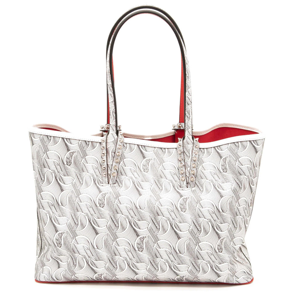 Christian Louboutin Calfskin Discover The Bag — Cabata Handbag White — view 3
