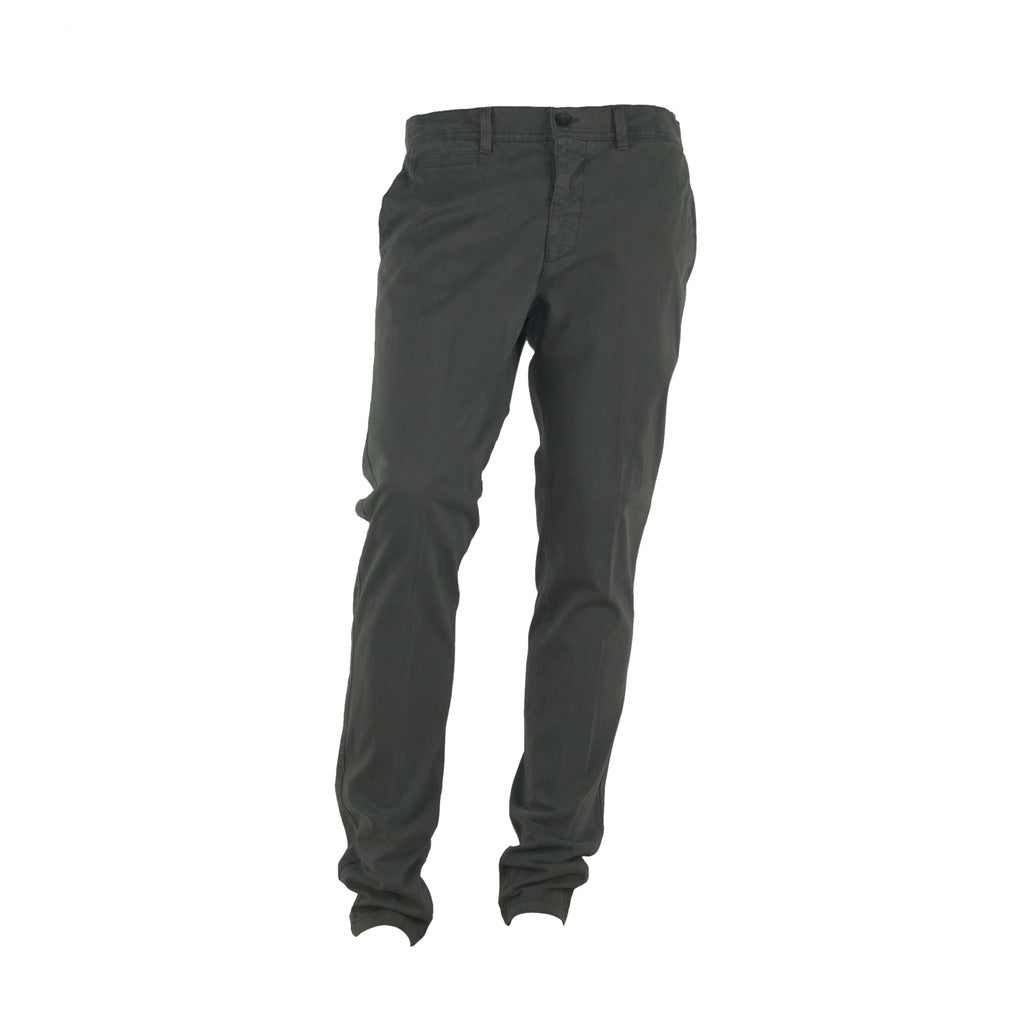 100% Milano Cotton Trousers Grey