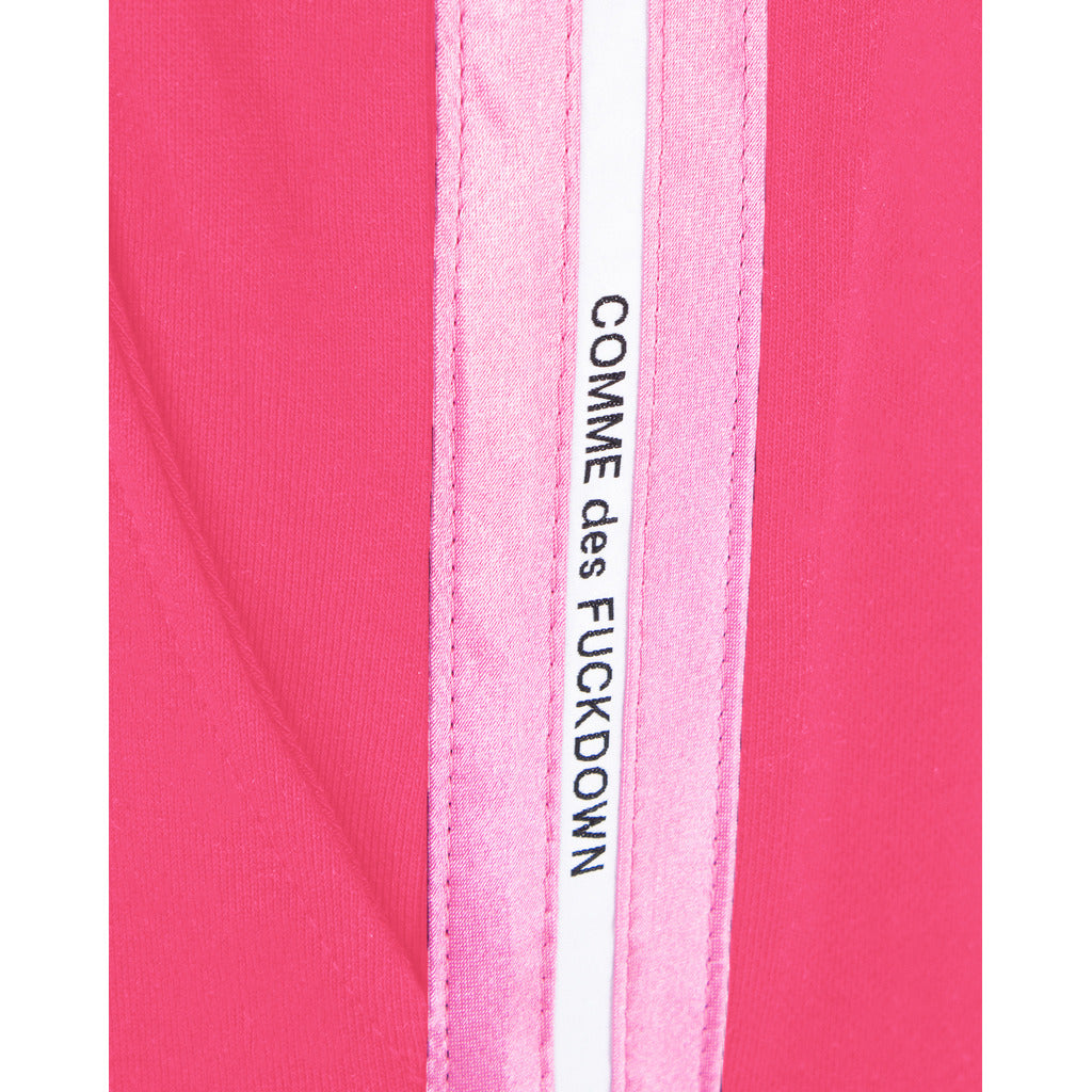 Comme Des Fuckdown Cotton Trousers Palazzo Bandina Fuchsia — view 4