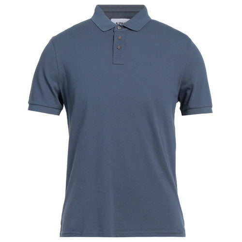 Alpha Studio Cotton Polo Denim