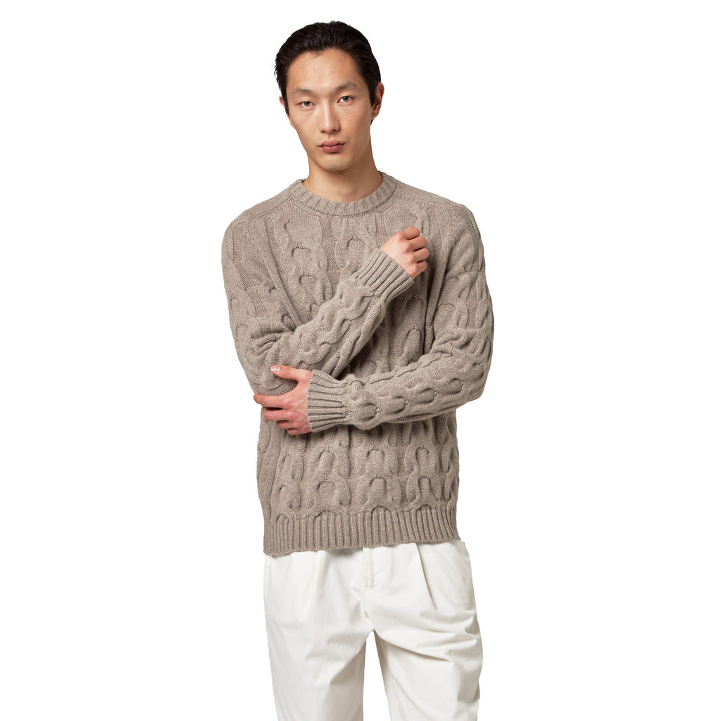 alpha studio - Sweaters - au-7166c-greige