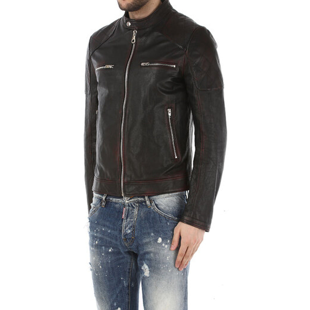 Dolce & Gabbana Leather Jacket Black — view 4
