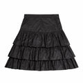 Valentino Garavani Silk Skirt Nera Black