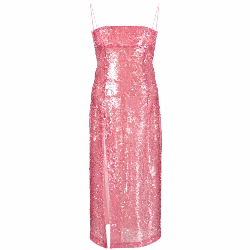 The Attico Dress Lungo Pink