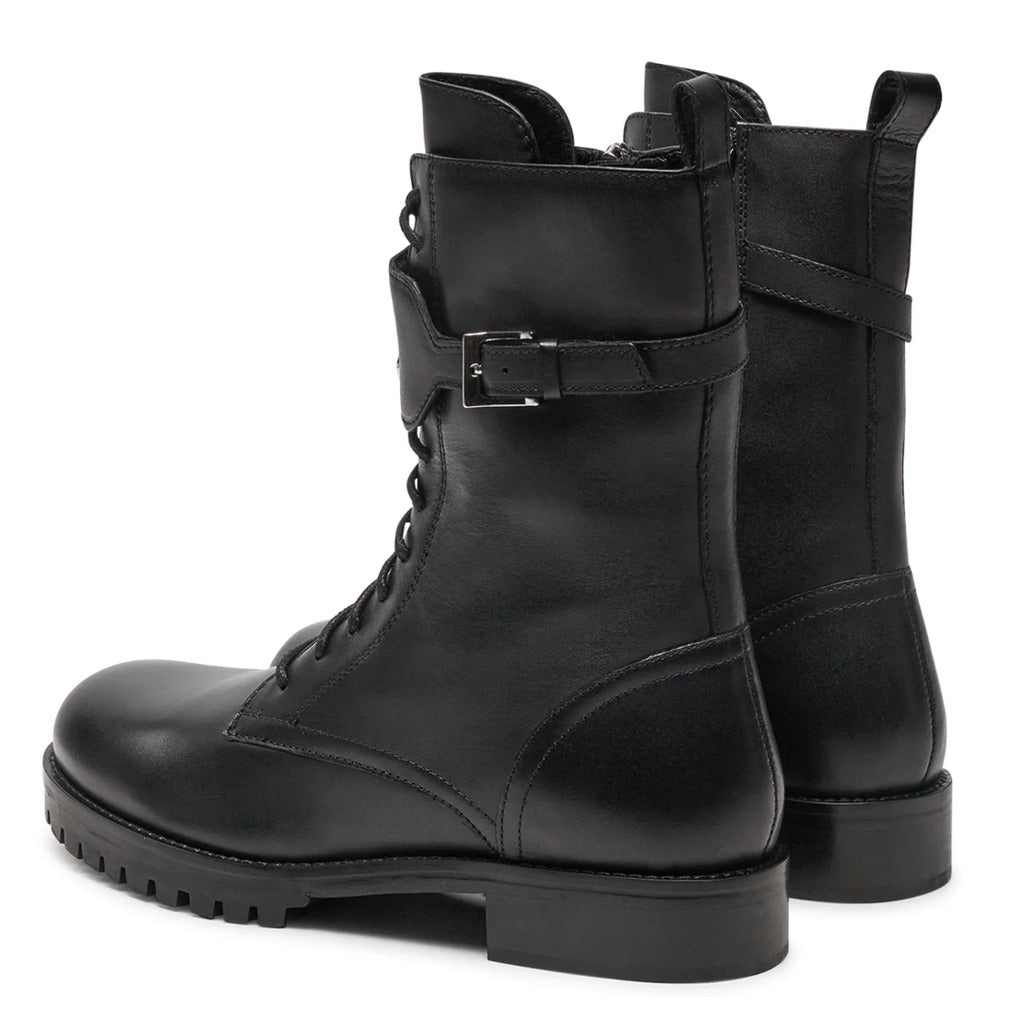 Patrizia Pepe Calfskin Stivaletti Pelle Nera Black — view 3