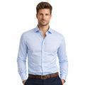 Bagutta Cotton Shirt Blue Light Blue