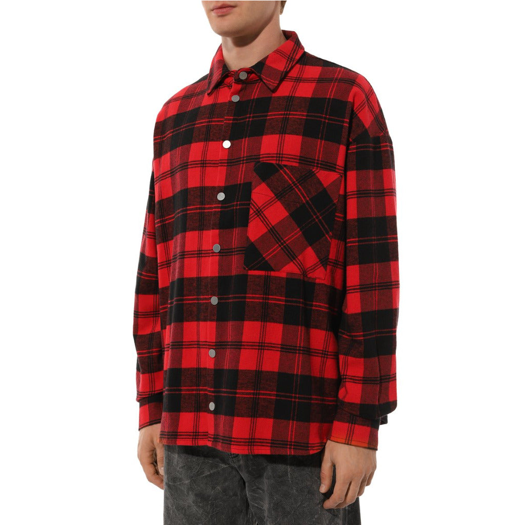Diego Venturino Cotton Jacket Scozzese Rossa Red — view 3