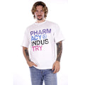 Pharmacy Industry Cotton T-Shirt Jersey Bianca Multicolored