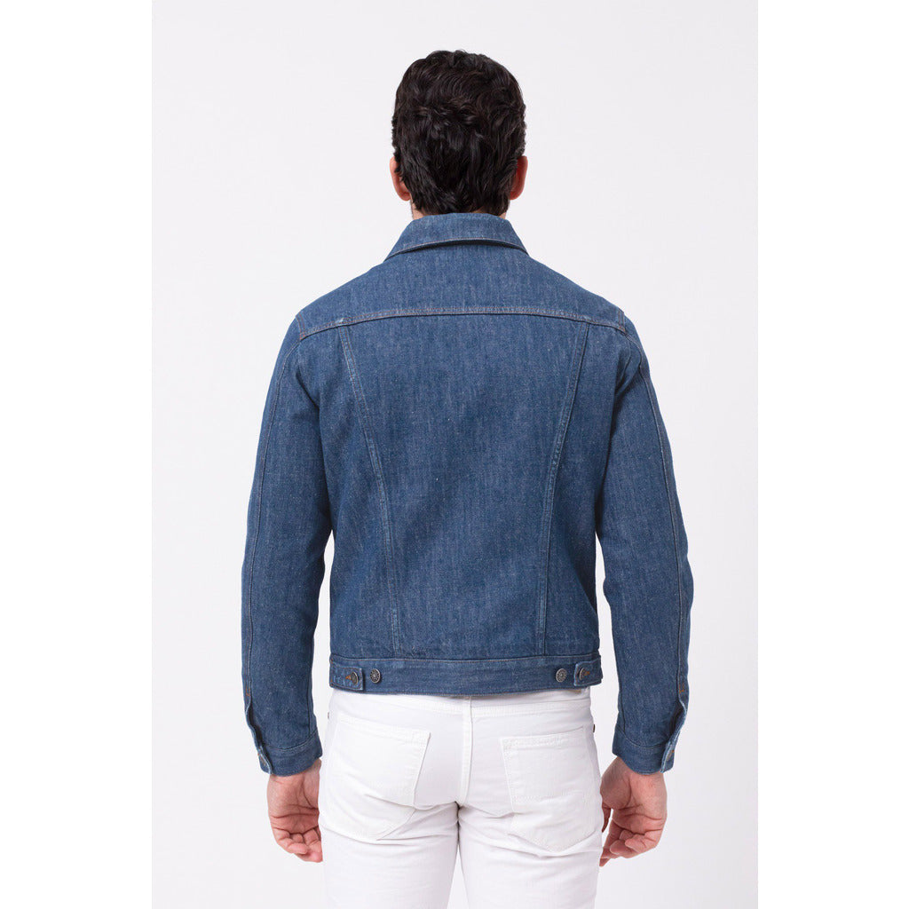 Don The Fuller Cotton Denim Jacket, Vertical Welt Pockets, Patch — view 2