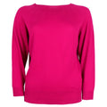 Alpha Studio Cotton Sweater Semibarca Magenta