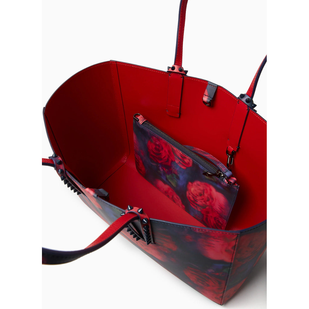 Christian Louboutin Calfskin Bag Pink Multicolor — view 4