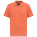 Vilebrequin Linen Polo Arancione Abricot