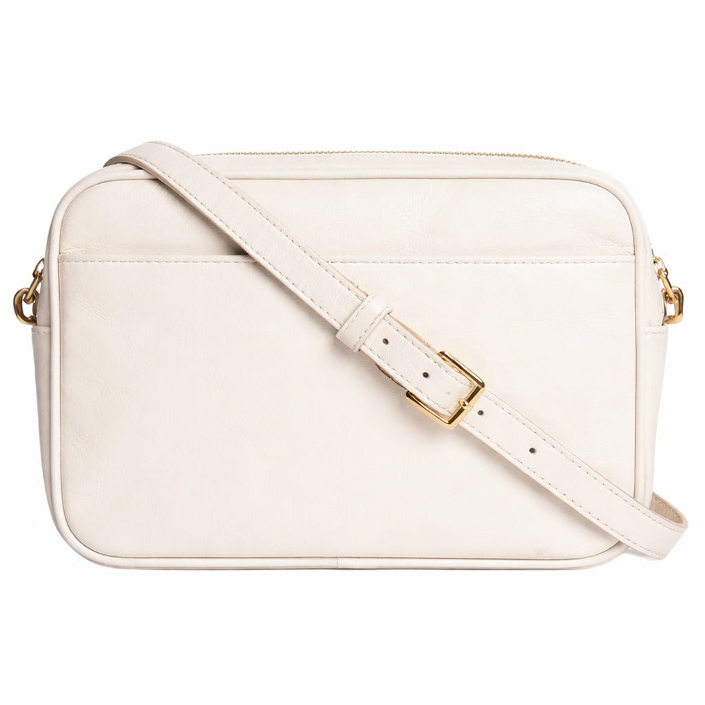 Patrizia Pepe Calfskin Bag Tracolla Quadrata Gold — view 2